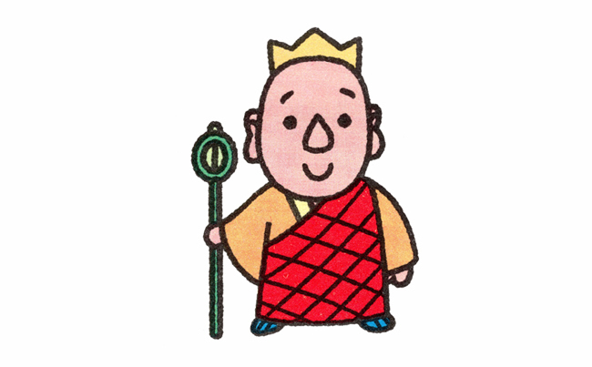 关于唐僧的简笔画教程