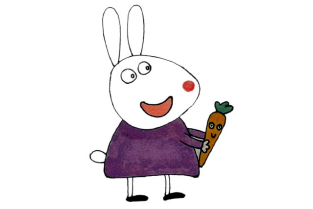 小猪佩奇和她的朋友们简笔画