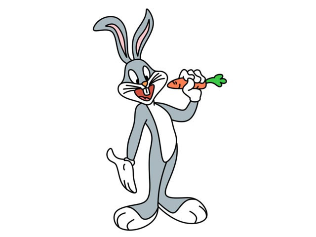 吃胡萝卜的兔八哥简笔画教程 吃胡萝卜的兔八哥简笔画教程