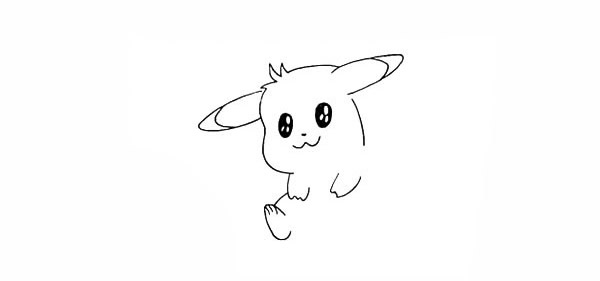 带颜色的皮卡丘怎么画