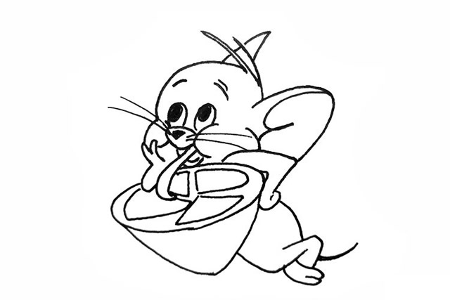 9款关于杰瑞的简笔画大全