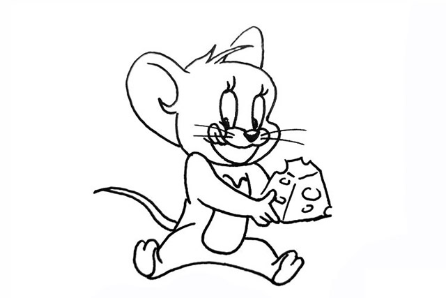 9款关于杰瑞的简笔画大全