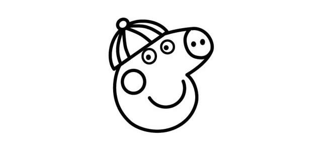 拜年的小猪佩奇简笔画 拜年的小猪佩奇简笔画