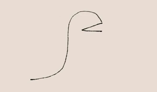 乔治的恐龙简笔画步骤教程