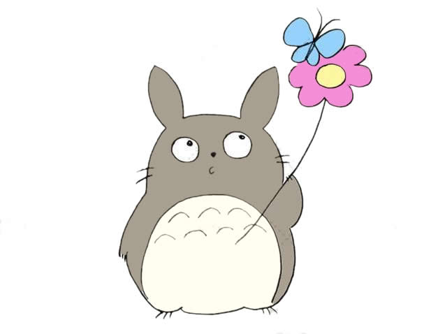 可爱呆萌龙猫简笔画步骤 可爱呆萌龙猫简笔画步骤