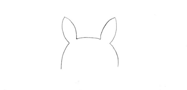 可爱呆萌龙猫简笔画步骤 可爱呆萌龙猫简笔画步骤