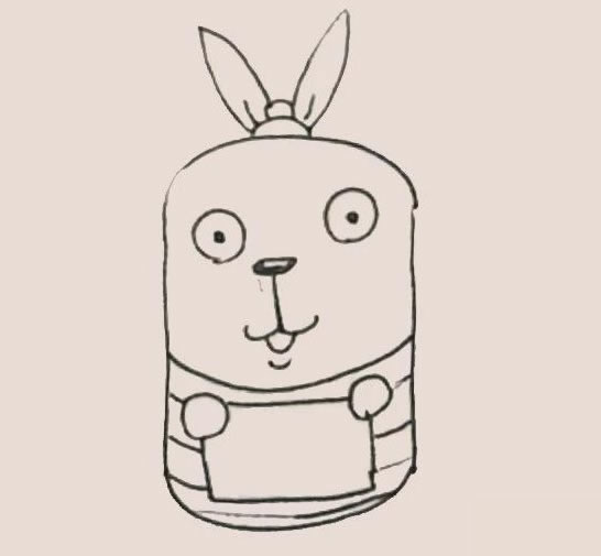 监狱兔简笔画步骤教程 监狱兔简笔画步骤教程