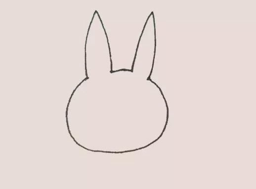 米菲兔卡通简笔画教程