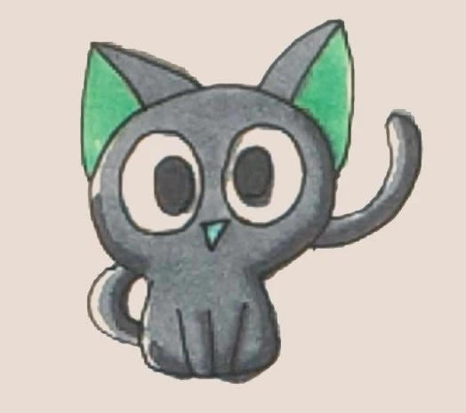 罗小黑简笔画步骤教程