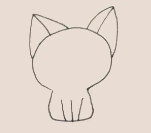 罗小黑简笔画步骤教程