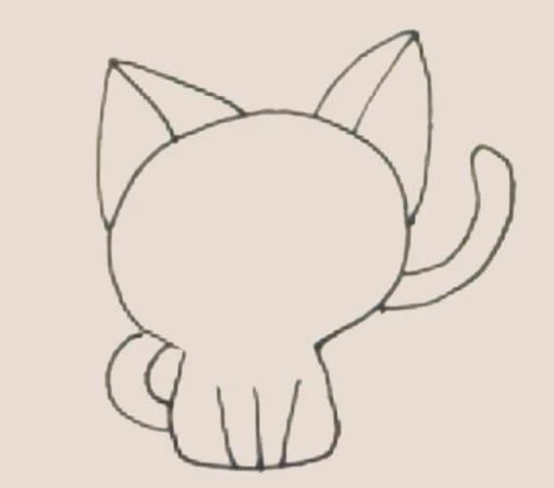 罗小黑简笔画步骤教程