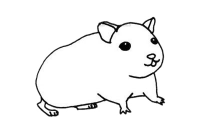 龙猫儿童简笔画