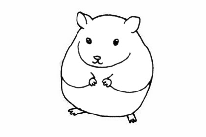 关于龙猫的简笔画