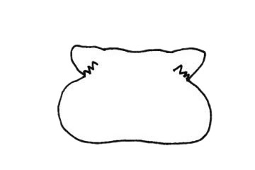 可爱的龙猫简笔画步骤 可爱的龙猫简笔画步骤