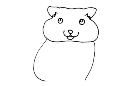 可爱的龙猫简笔画步骤 可爱的龙猫简笔画步骤