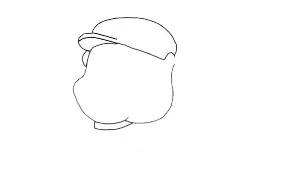 汪汪队立大功小砾简笔画步骤