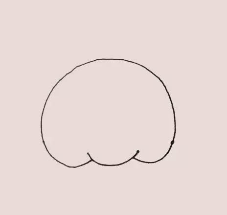 流氓兔简笔画步骤