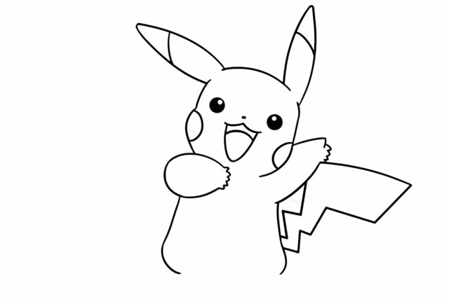 超可爱的皮卡丘简笔画教程 超可爱的皮卡丘简笔画教程