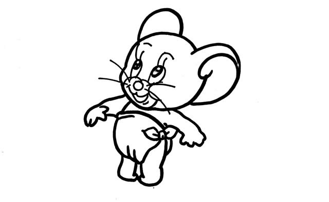 泰菲鼠简笔画步骤