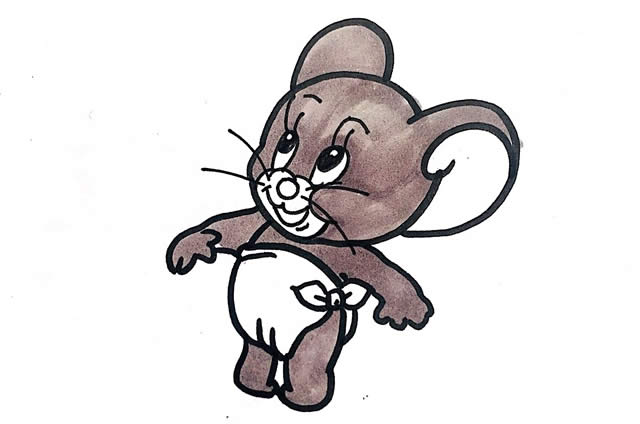 泰菲鼠简笔画步骤