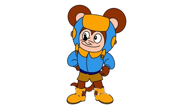 老鼠贝塔简笔画