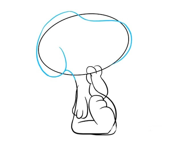 史努比简笔画步骤教程