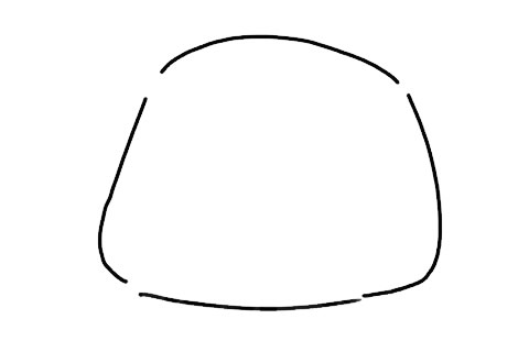 熊本熊简笔画步骤