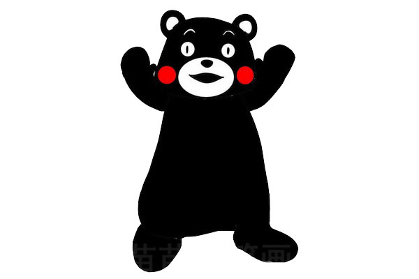 熊本熊简笔画步骤