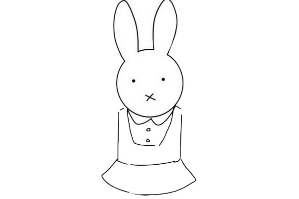 米菲兔简笔画怎么画