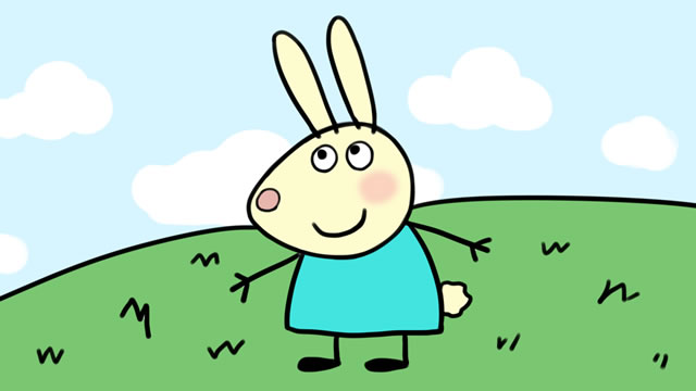 小兔贝瑞卡简笔画步骤