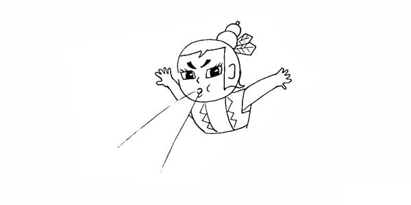 葫芦娃水娃简笔画步骤