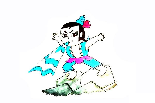 葫芦娃水娃简笔画步骤