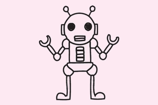 简单的机器人画法