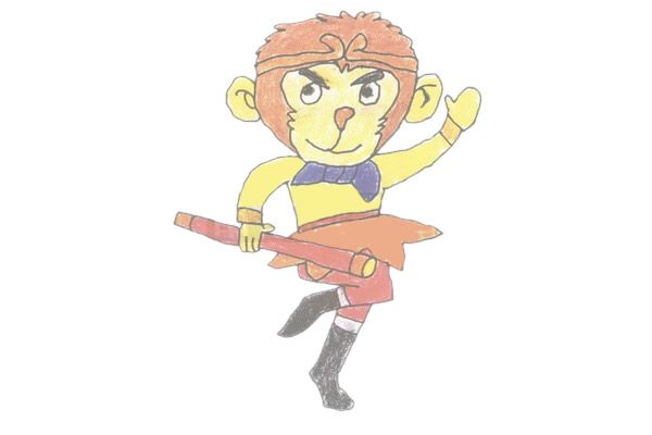 关于孙悟空的儿童简笔画