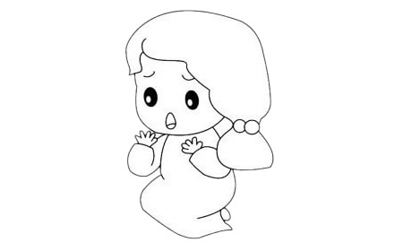 拇指姑娘儿童卡通画