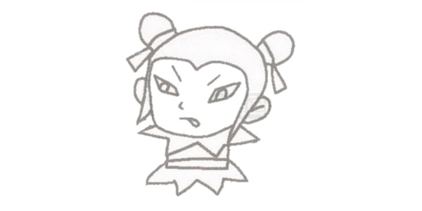 帅气的哪吒简笔画步骤