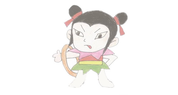 帅气的哪吒简笔画步骤