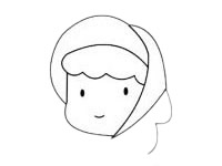 小红帽怎么画最简单