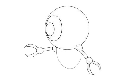 机器人的简单画法