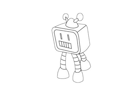 机器人怎么画最简单