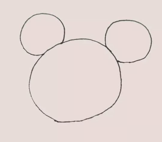 米老鼠头像简笔画