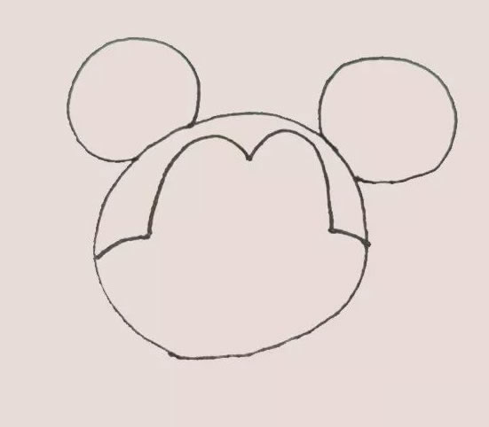 米老鼠头像简笔画