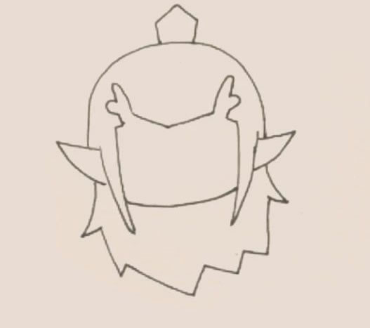 敖丙简笔画步骤