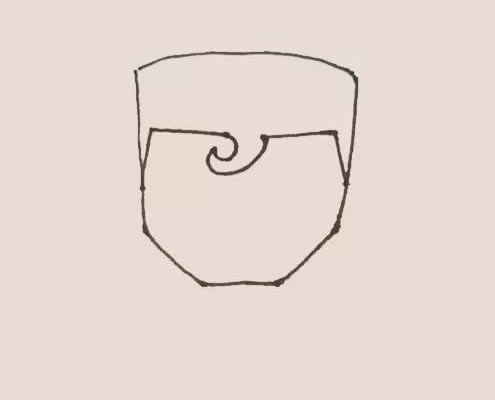 卡通超人简笔画步骤