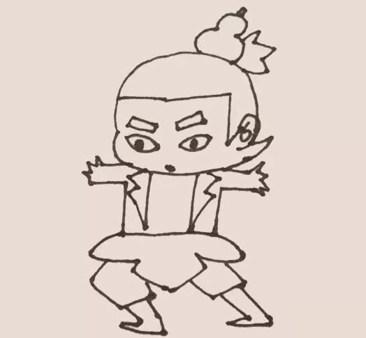 葫芦娃简笔画画法教程