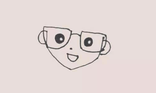 名侦探柯南简笔画步骤