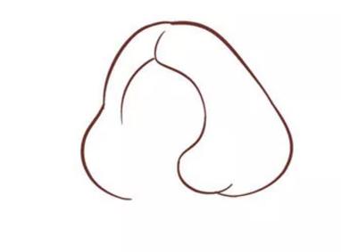 漂亮的美人鱼简笔画步骤