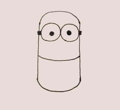 小黄人简笔画步骤