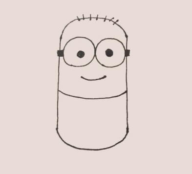 小黄人简笔画步骤