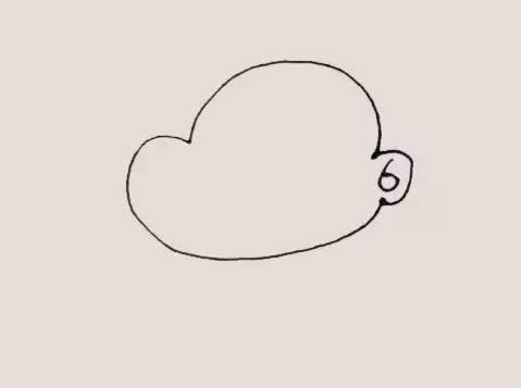 蜡笔小新简笔画步骤